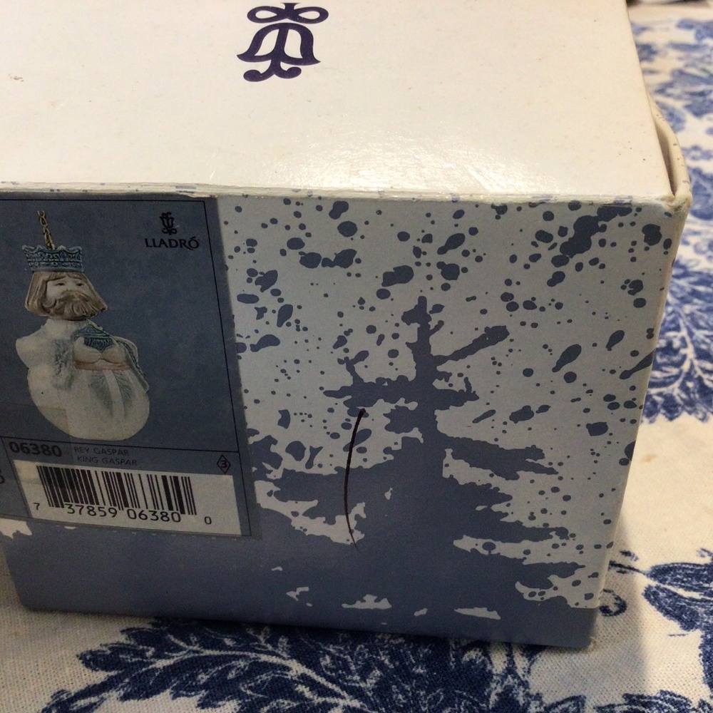 Lladro #06380 King Gaspar Christmas Ornament